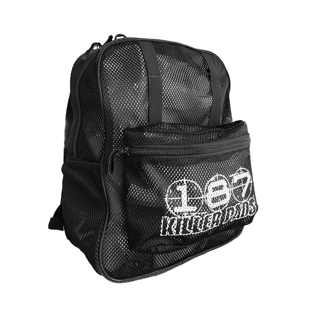 187 - Mesh Backpack Black