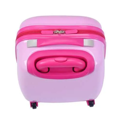 2 pcs 12" 16" Pink Kids Girls  Suitcase Backpack Luggage Set