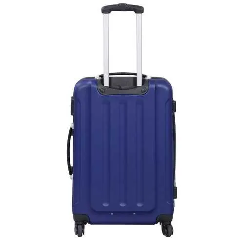 3 Pcs GLOBALWAY Luggage Trolley Case Set Dark Blue