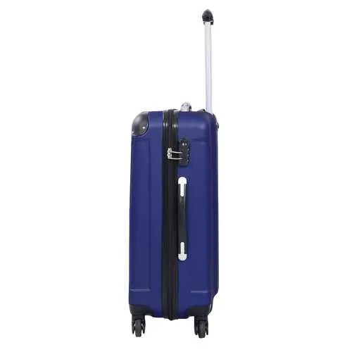 3 Pcs GLOBALWAY Luggage Trolley Case Set Dark Blue