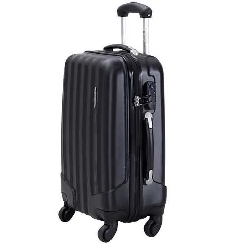 3 pcs Luggage Travel Set Bag with Lock-Black