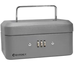 Barska CB11782 6" Cash Box with Combination