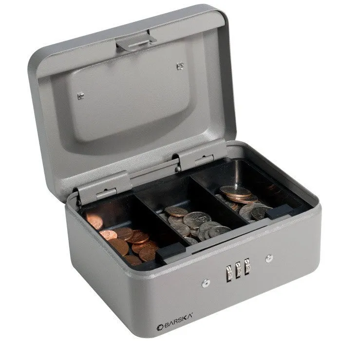 Barska CB11782 6" Cash Box with Combination