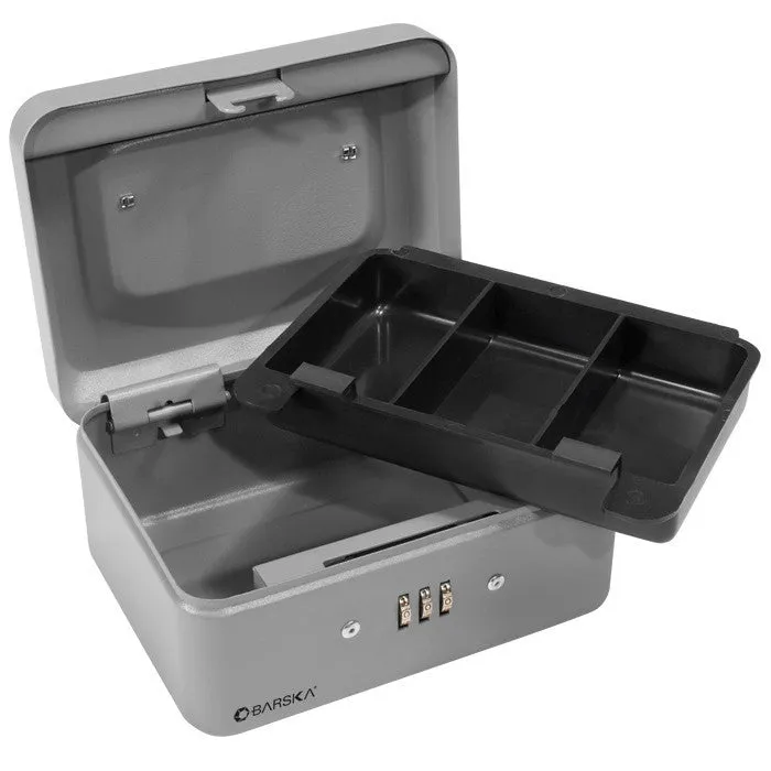 Barska CB11782 6" Cash Box with Combination