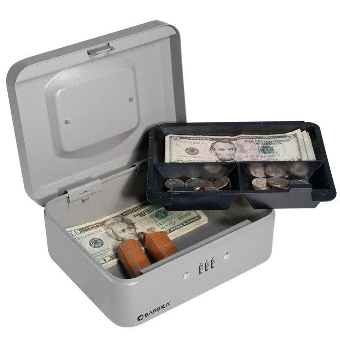 Barska CB11784 8" Cash Box with Combination