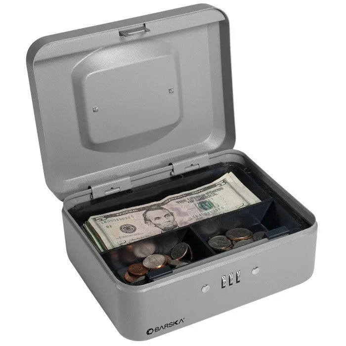 Barska CB11784 8" Cash Box with Combination