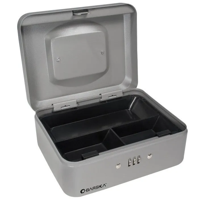 Barska CB11784 8" Cash Box with Combination