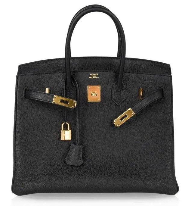 Birkin 35 Bag Black Togo Gold Hardware Ultimate Classic