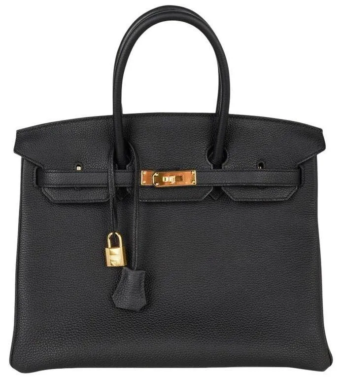 Birkin 35 Bag Black Togo Gold Hardware Ultimate Classic