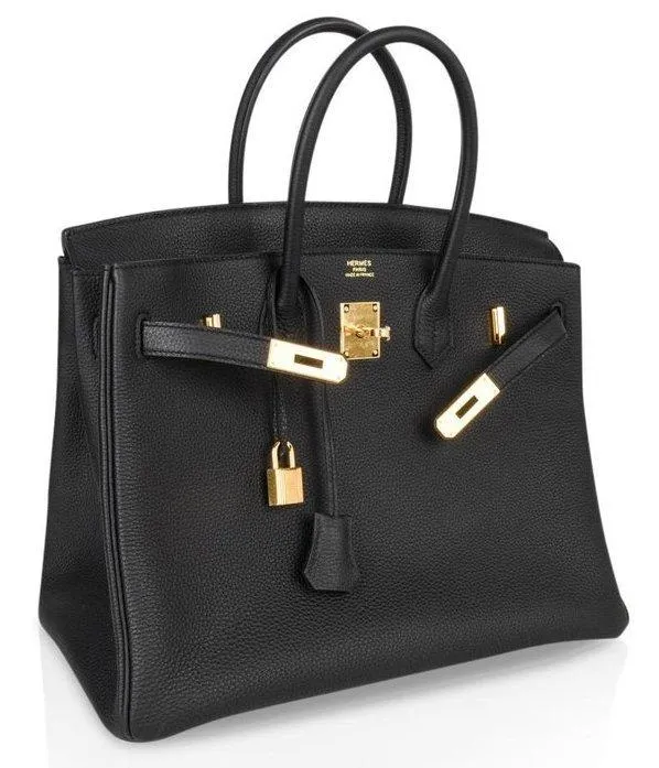 Birkin 35 Bag Black Togo Gold Hardware Ultimate Classic