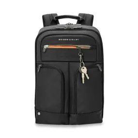 Briggs & Riley Slim Expandable Backpack in Black