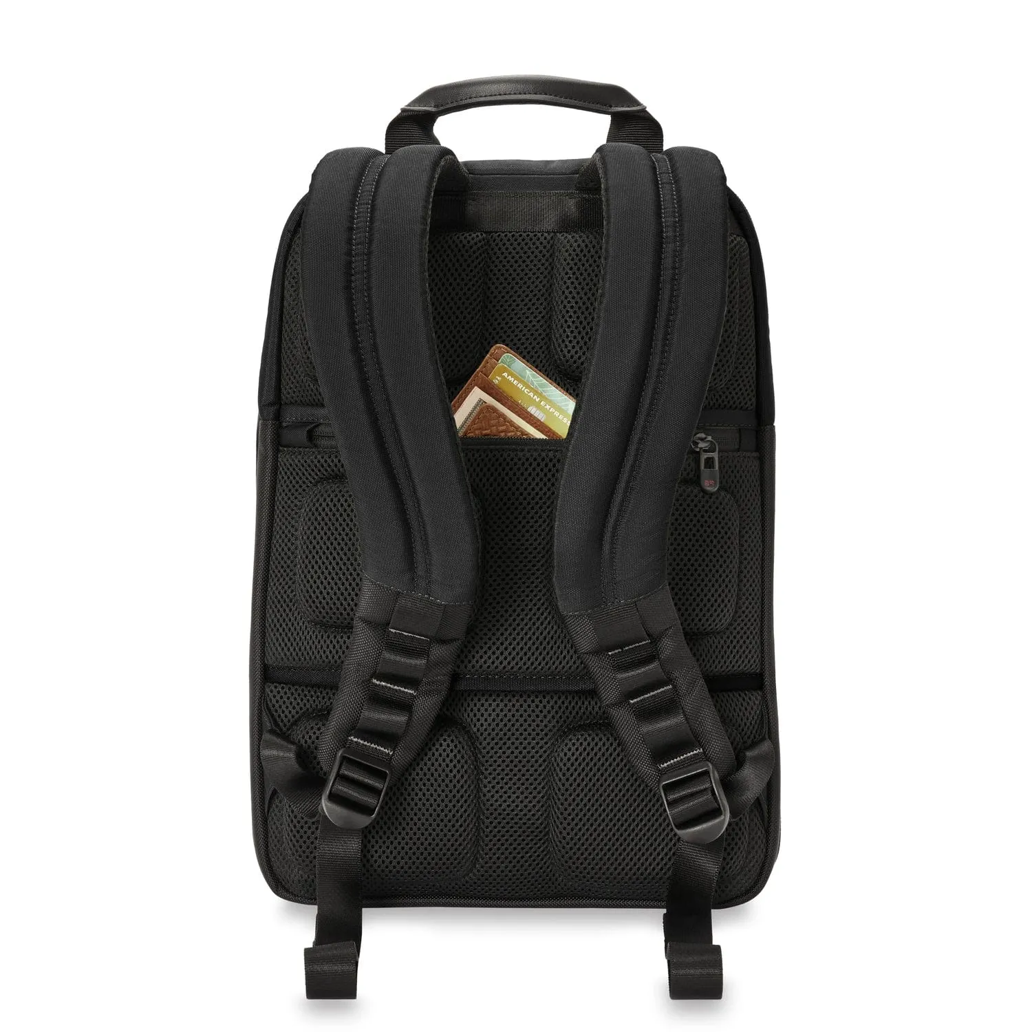 Briggs & Riley Slim Expandable Backpack in Black