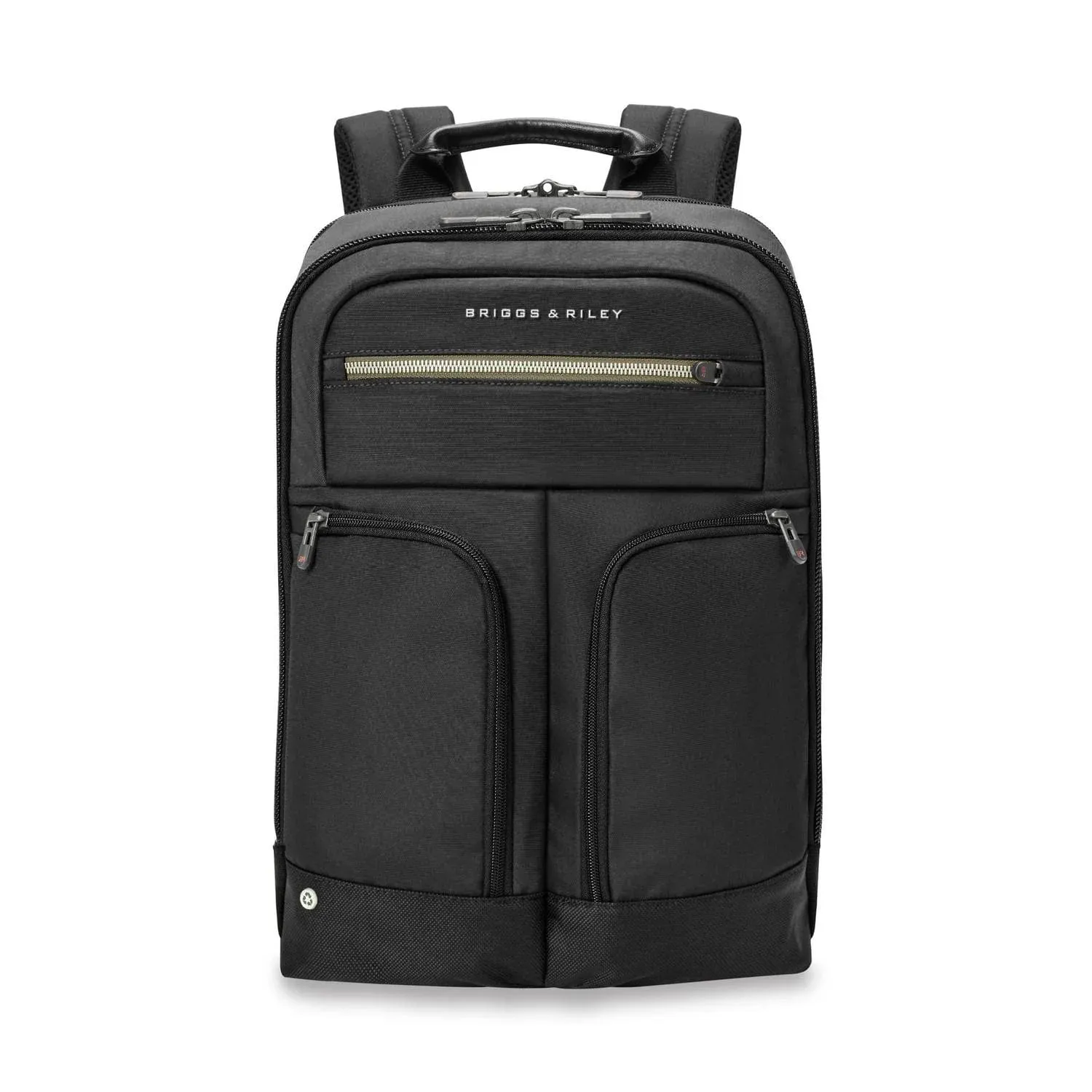 Briggs & Riley Slim Expandable Backpack in Black