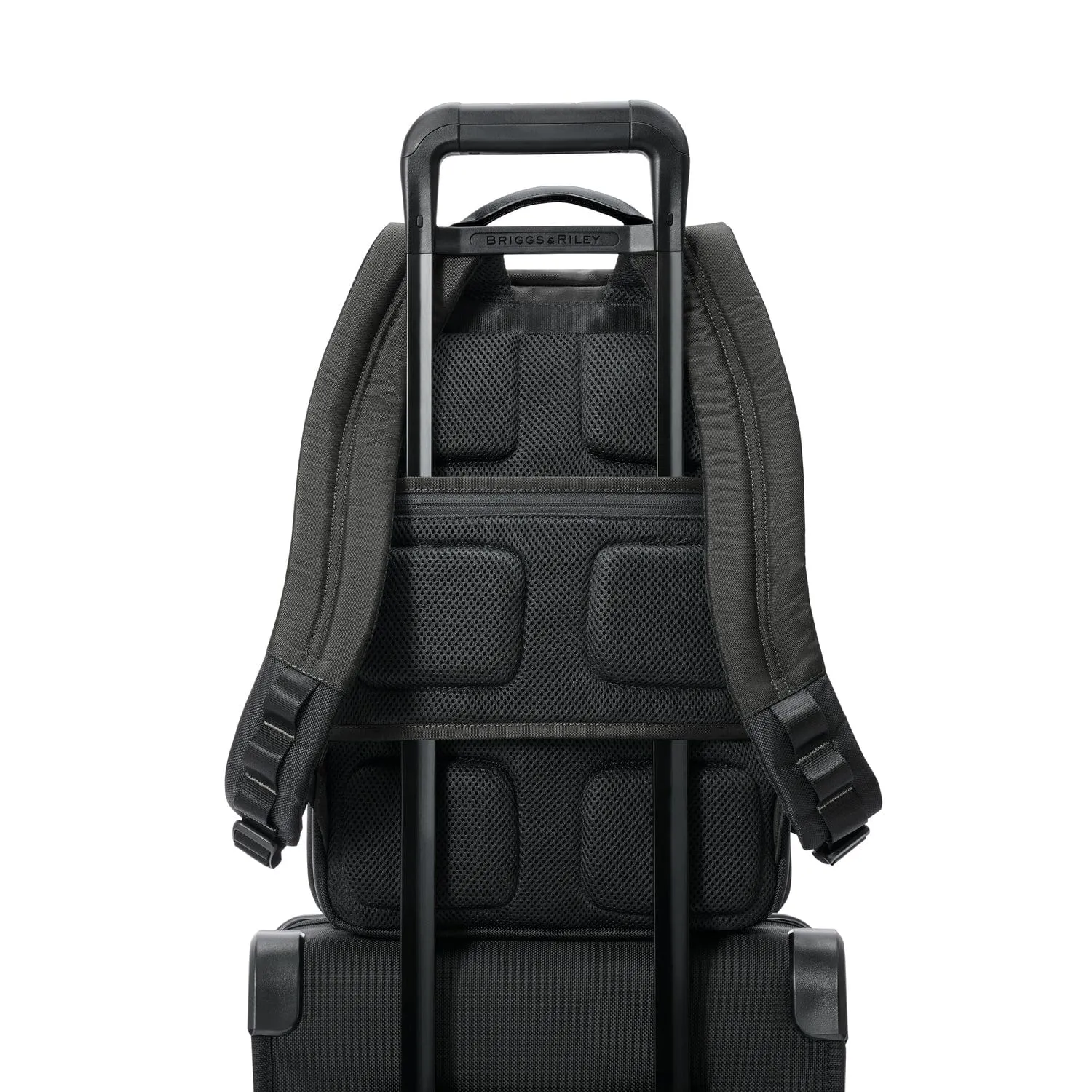 Briggs & Riley Slim Expandable Backpack in Black