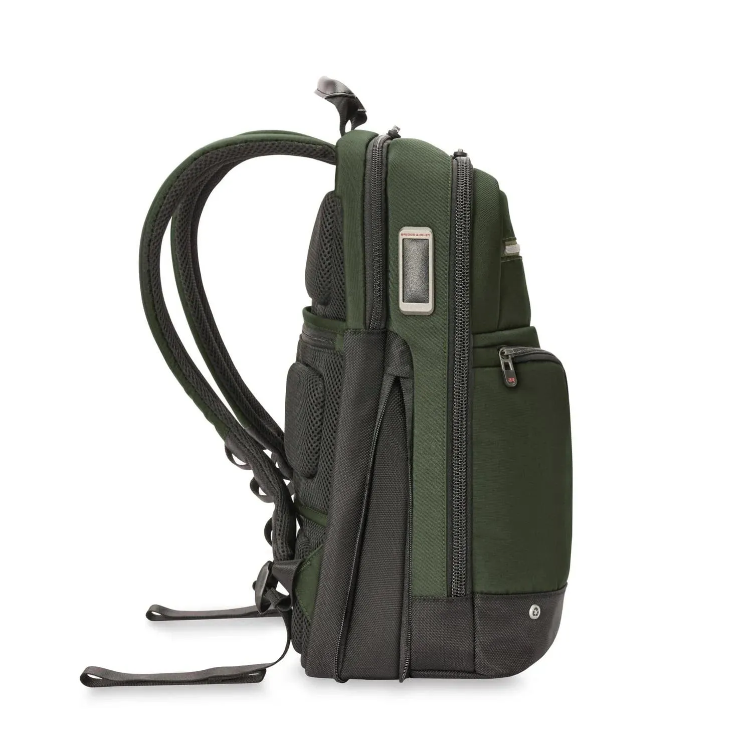 Briggs & Riley Slim Expandable Backpack in Green