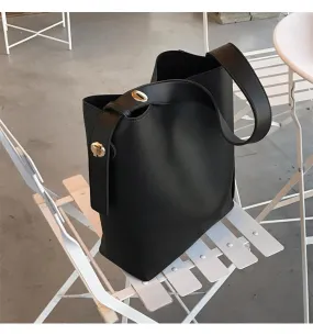 Casual women Shoulder Bags pu leather Bucket bags for female handbag Large capacity ladies Shopping Bag big totes bolsa feminina