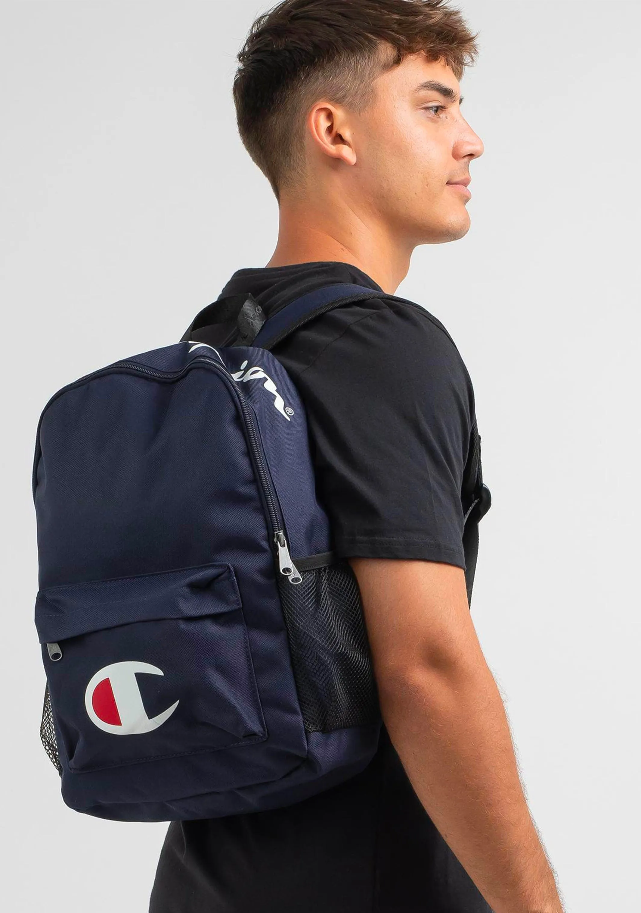 Champion Medium Graphic Backpack Navy