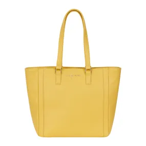 Classic Tote - Yellow Pebble