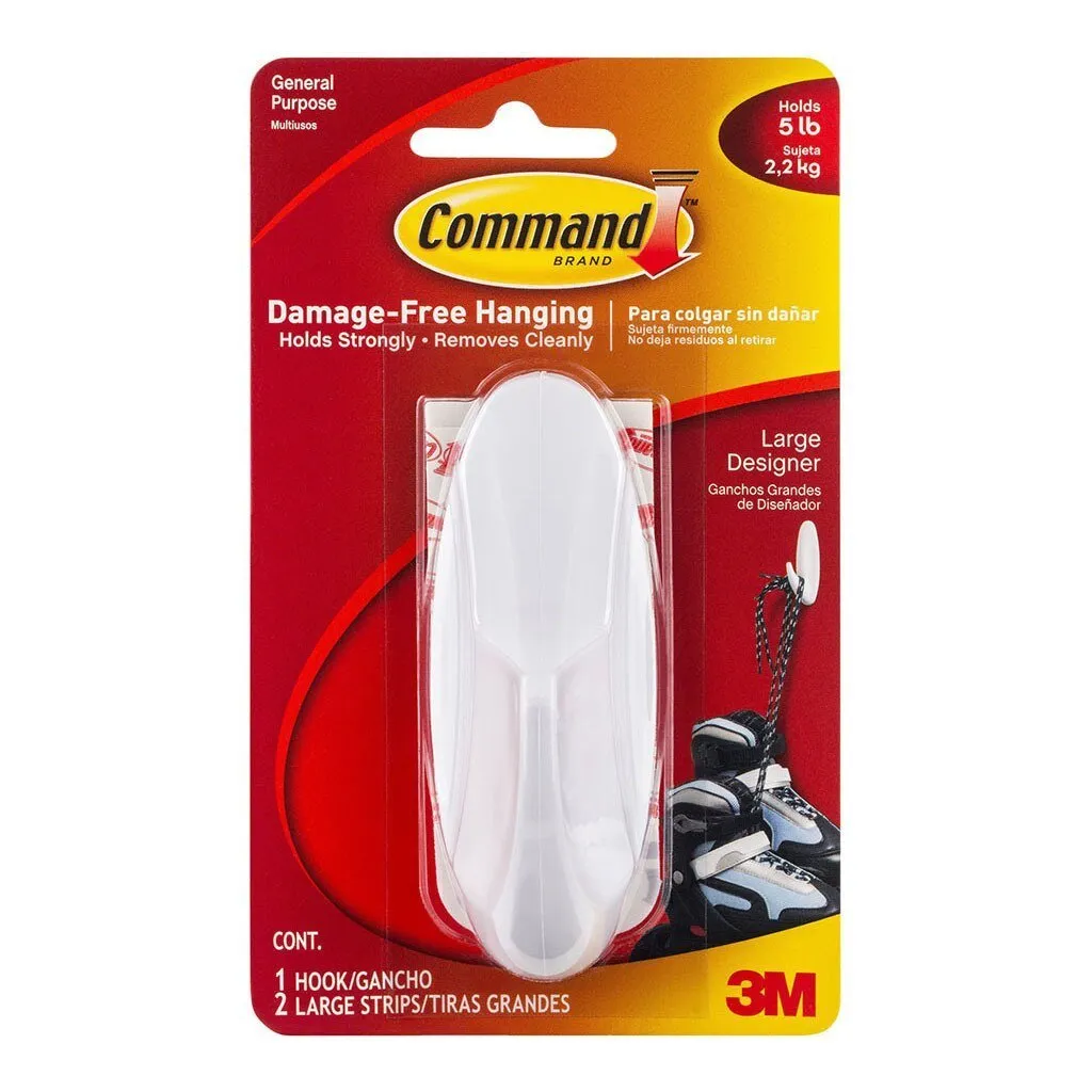 Command 3M Large Designer Hook