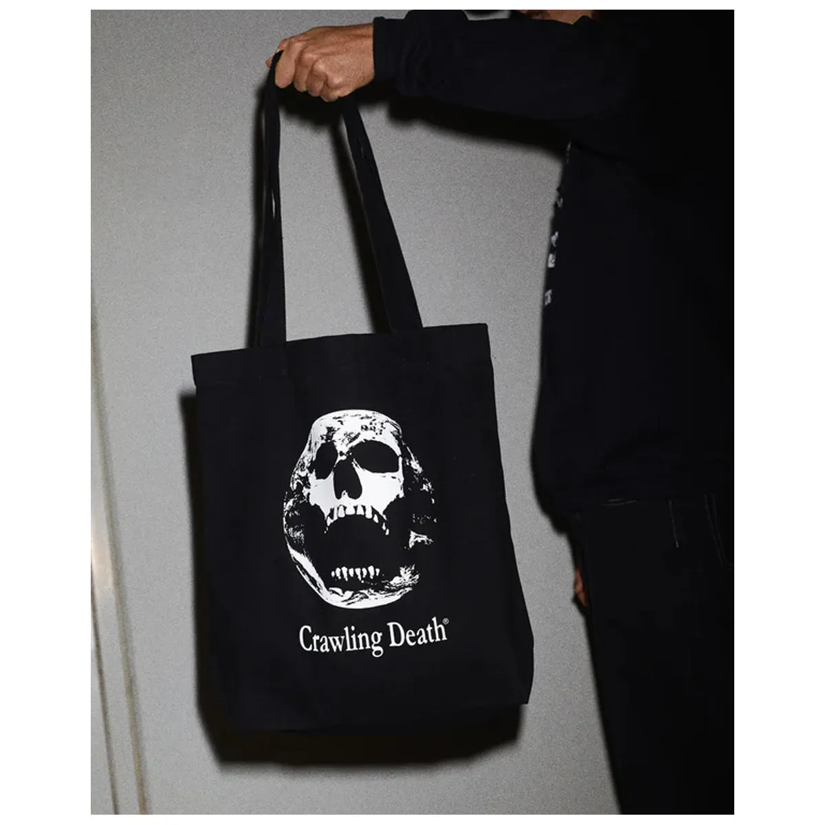 Crawling Death - Earth Scream Tote Bag Black