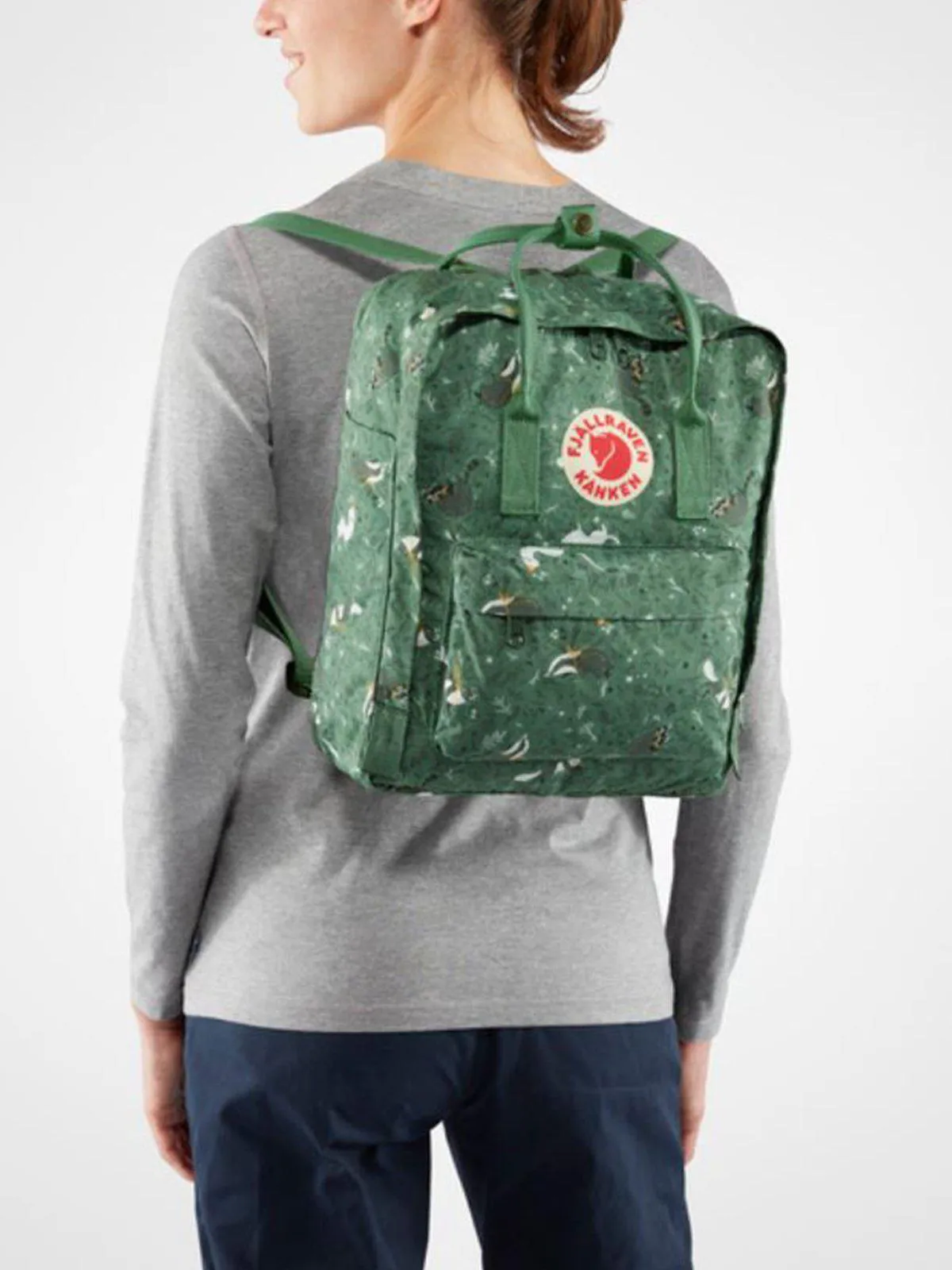 Fjallraven Kanken Art Backpack Green Fable