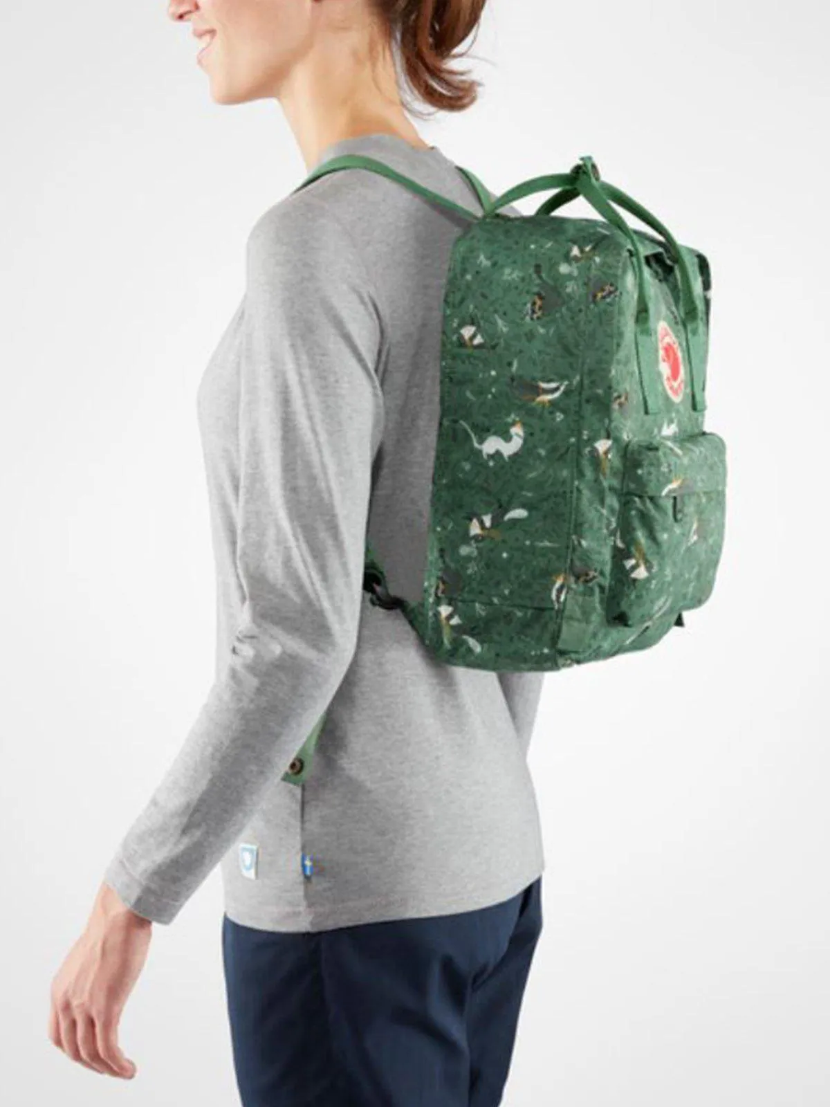 Fjallraven Kanken Art Backpack Green Fable