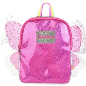 Girls Pink Butterfly Rucksack