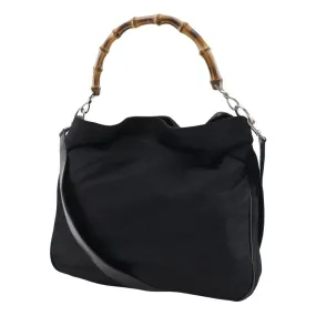 Gucci Handbag Nylon Canvas/Bamboo Women