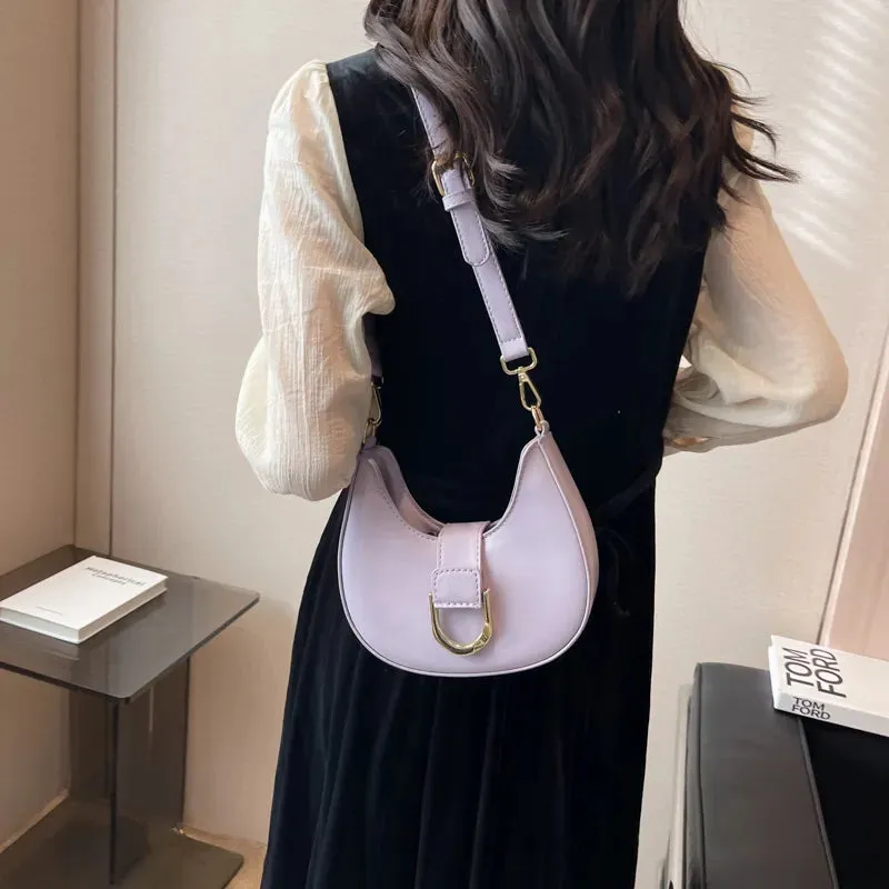 Half Moon Saddle Shoulder Bags