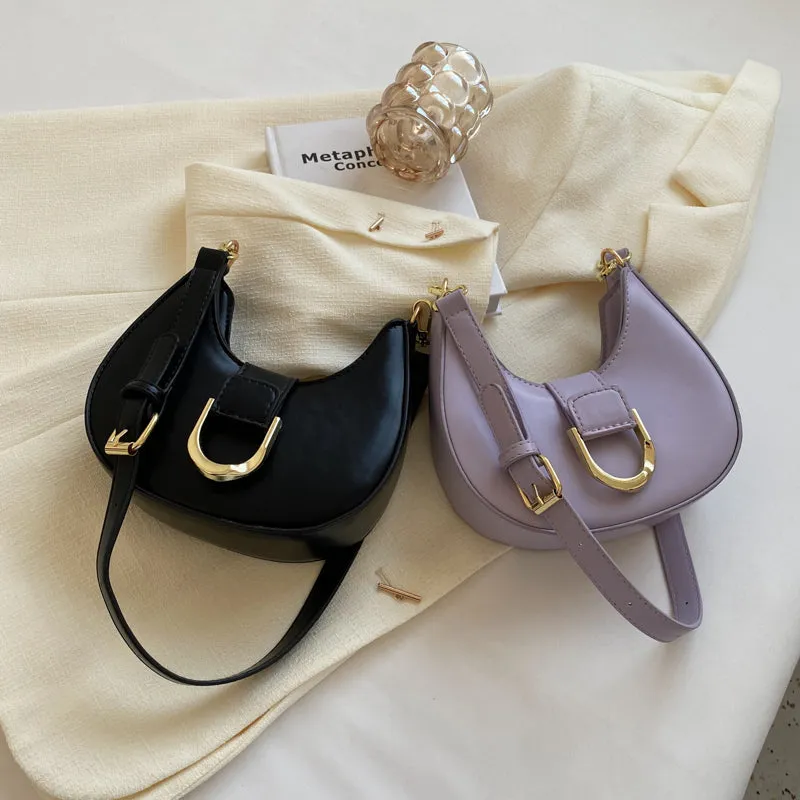 Half Moon Saddle Shoulder Bags