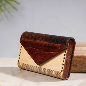 Handcrafted Birch Wooden Clutch