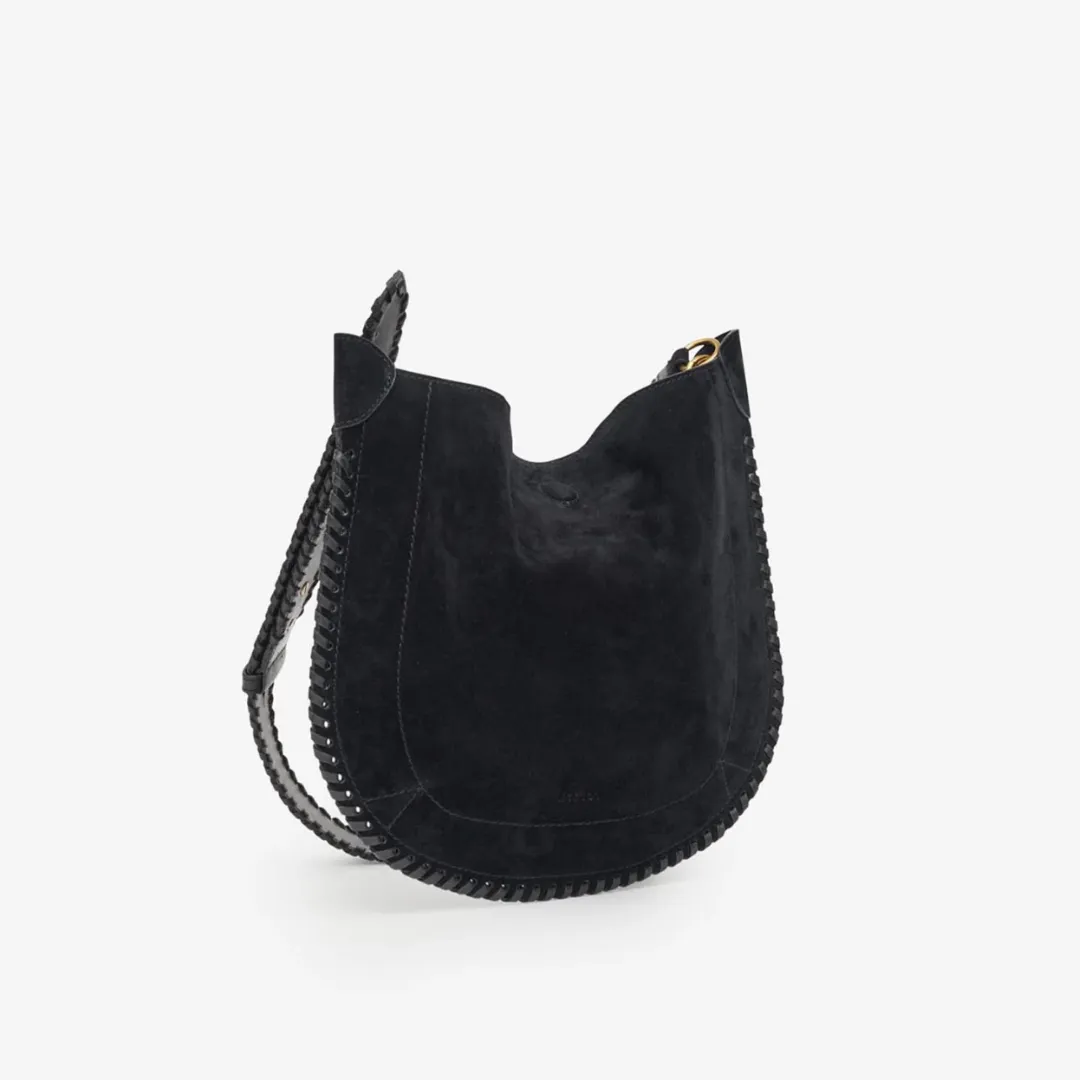 Isabel Marant Oskan Soft Bag - Black Suede