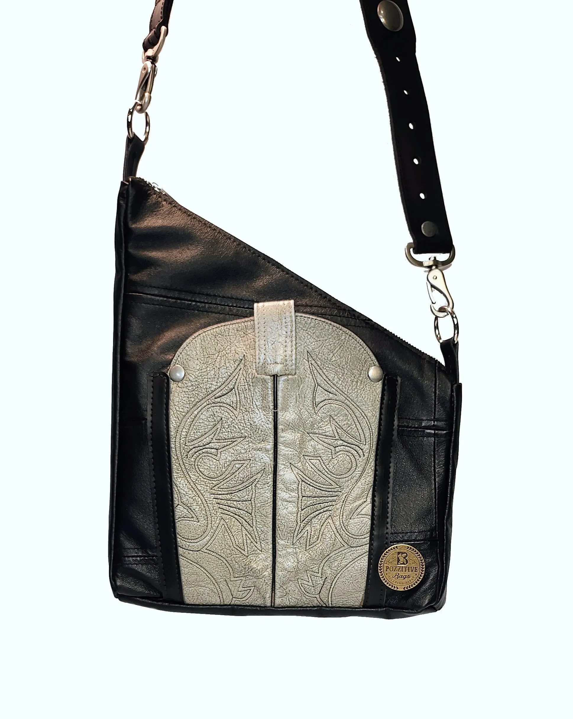 Kirsten Black & Gray Cowgirl Bag