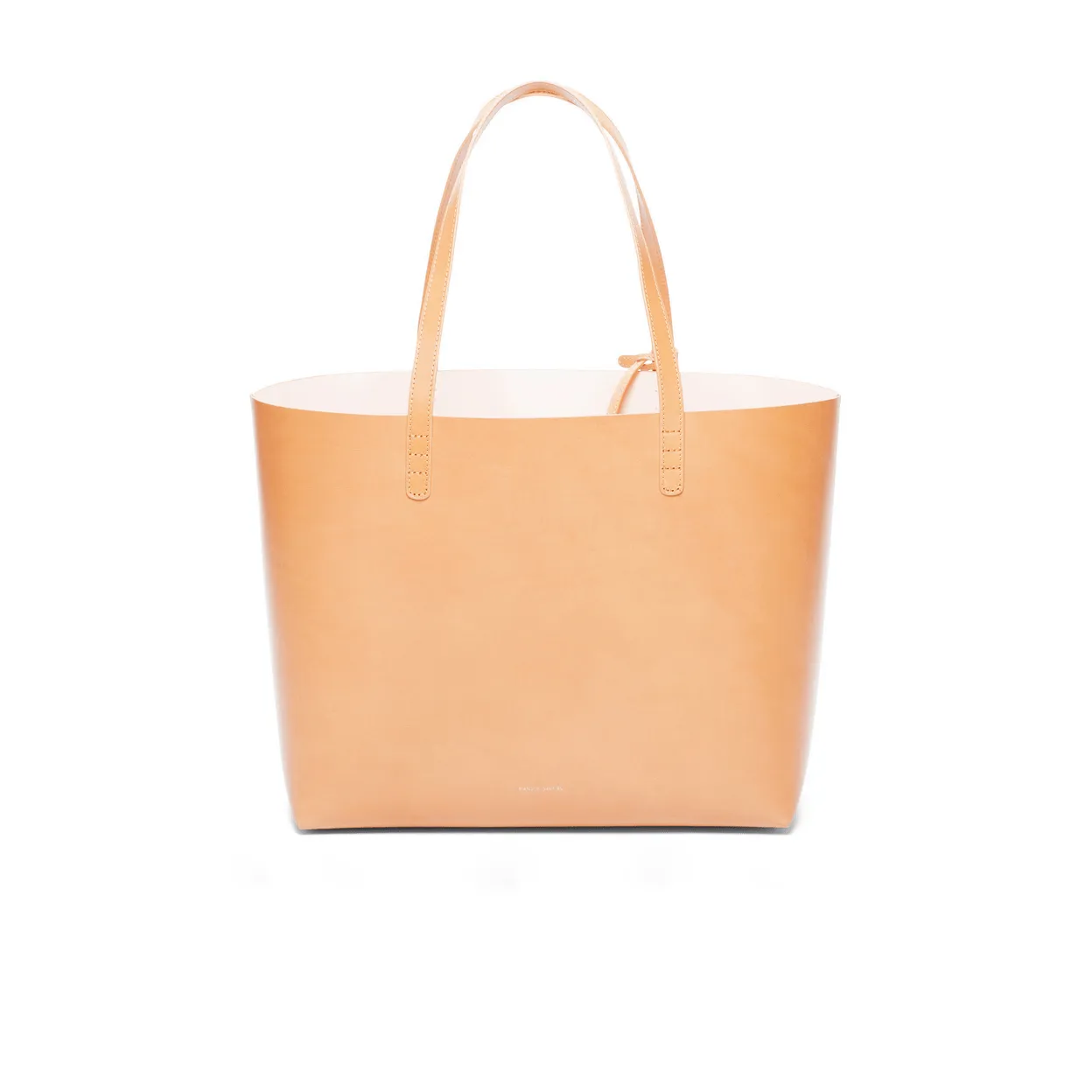 Large Coated Leather Tote