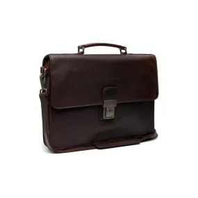 Leather Briefcase - The Chesterfield Brand Venice Brown