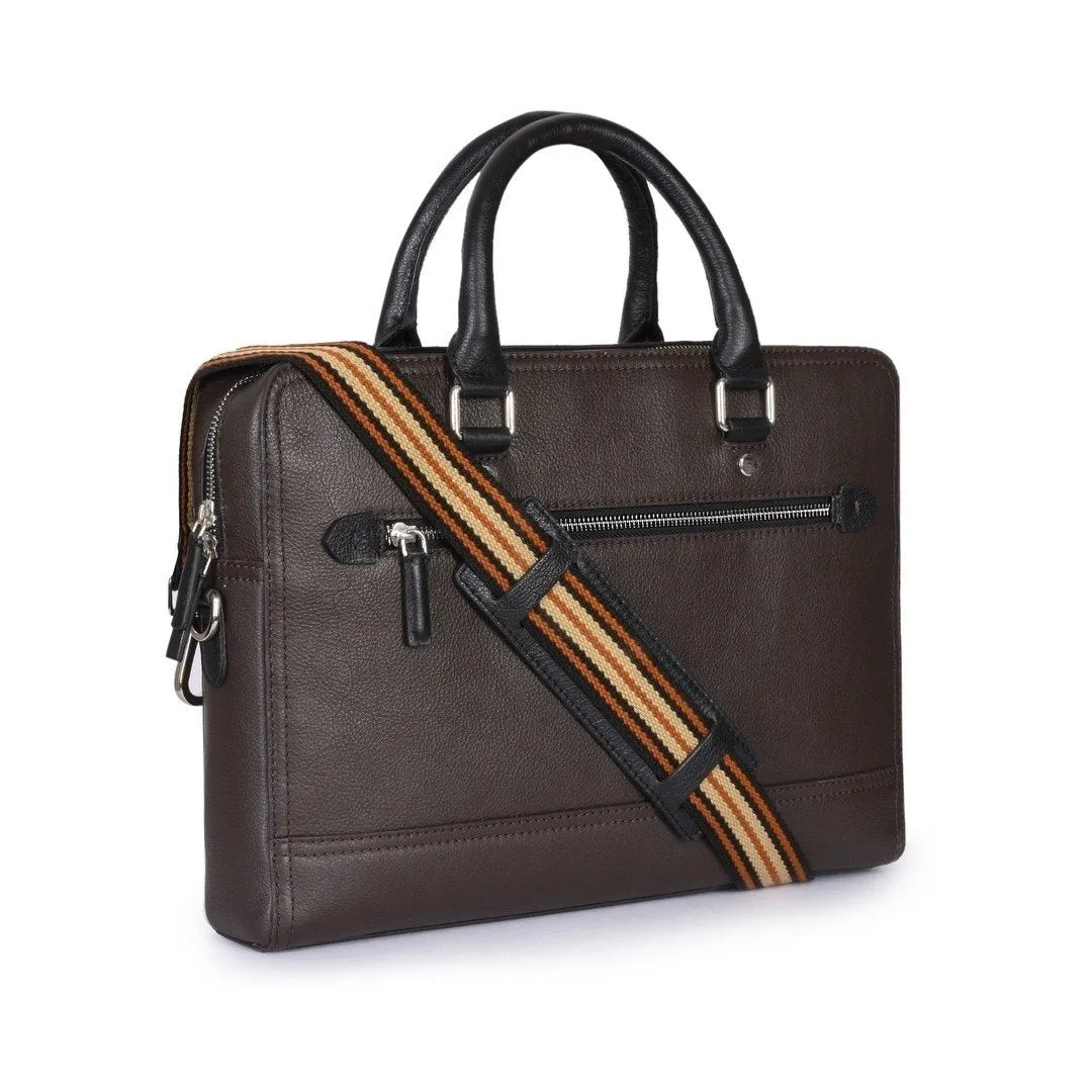 Leather Laptop Bag -PRM636