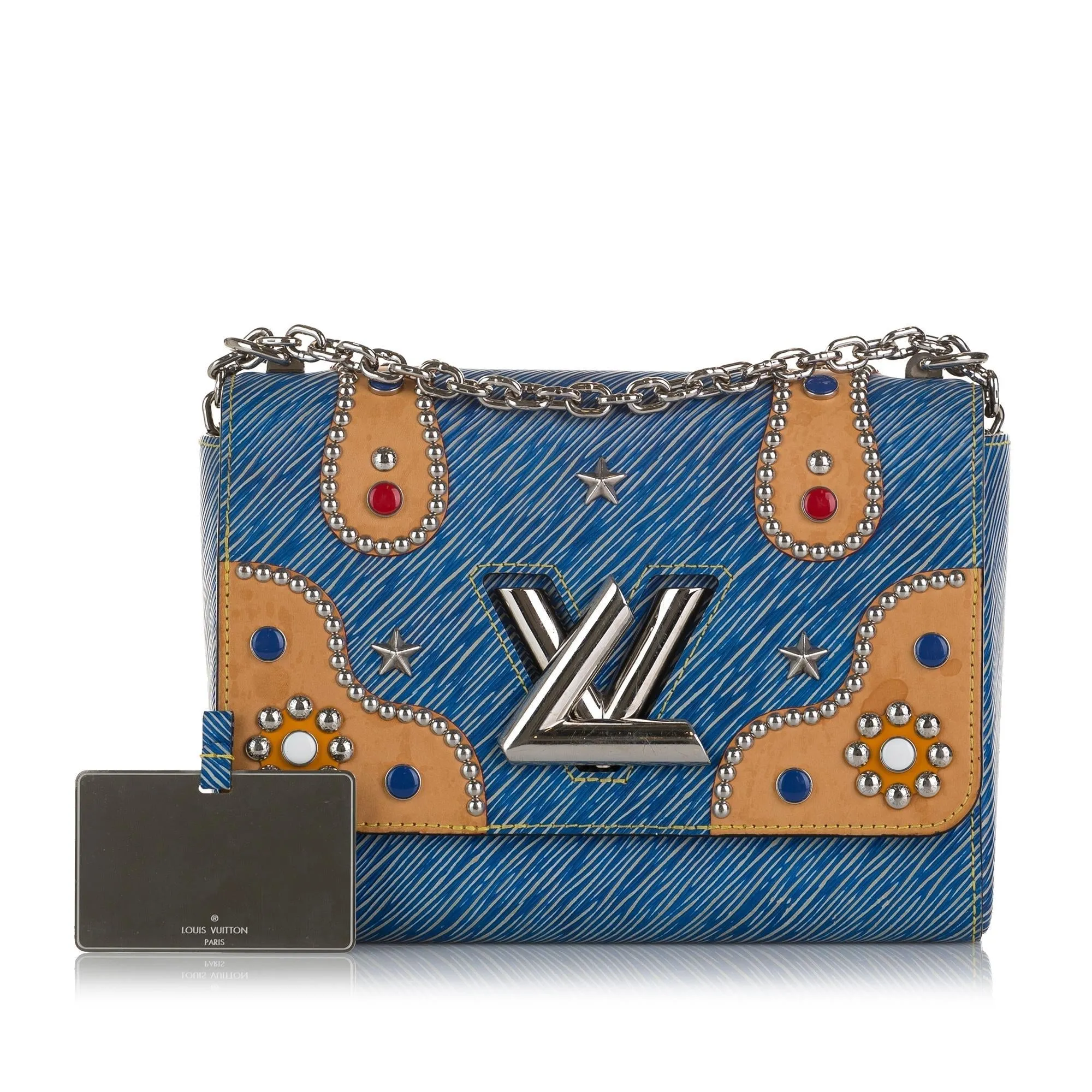 Louis Vuitton Studded Epi Twist MM (SHG-jFFShc)