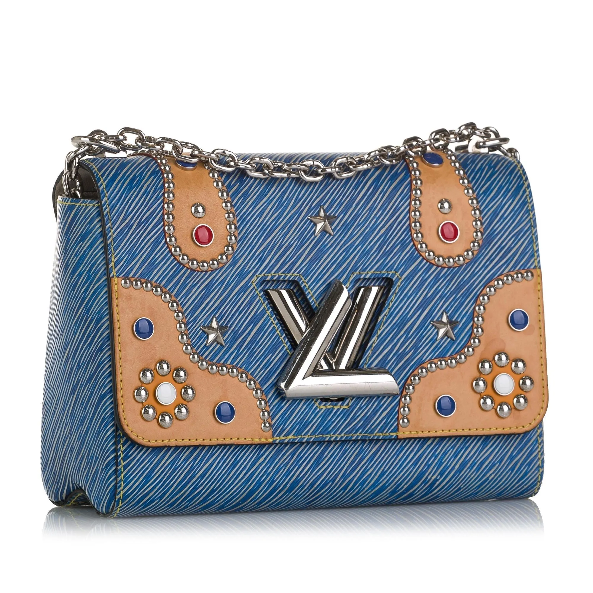 Louis Vuitton Studded Epi Twist MM (SHG-jFFShc)