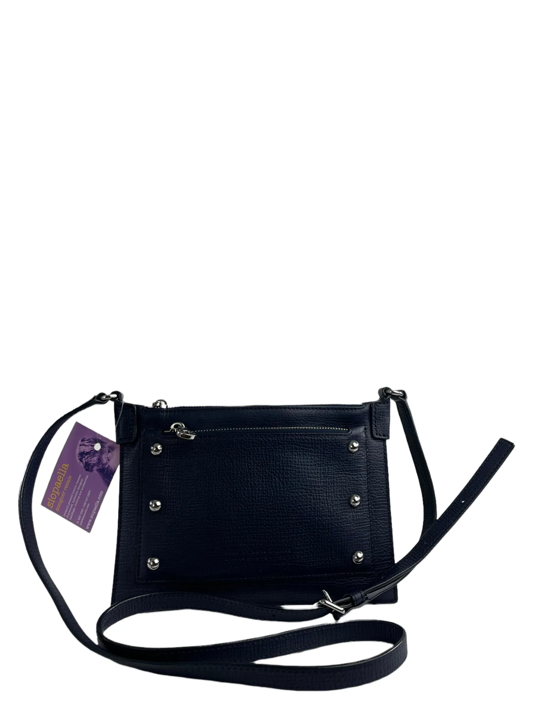 Marc by Marc Jacobs Navy Leather Studded Crossbody