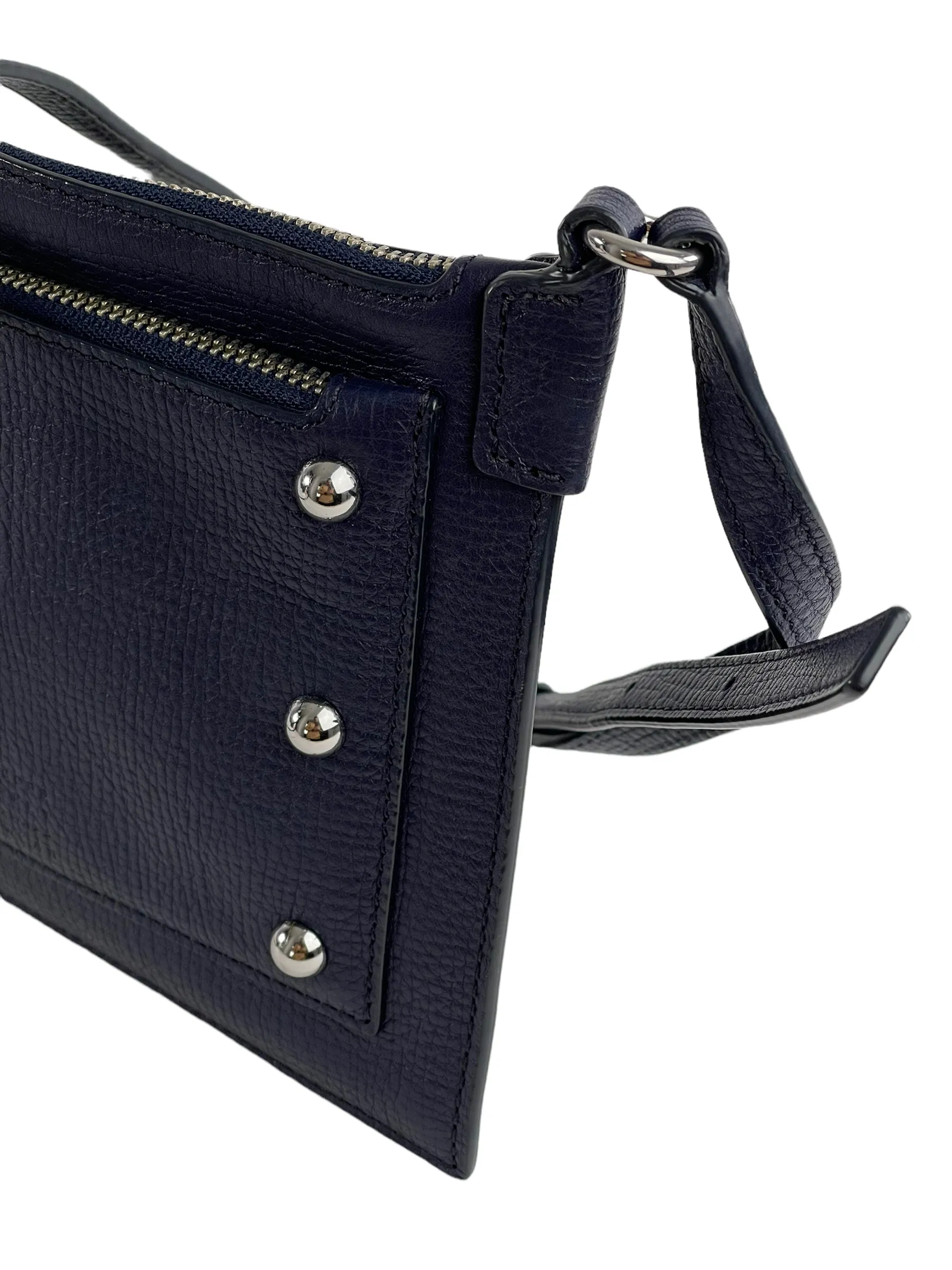 Marc by Marc Jacobs Navy Leather Studded Crossbody