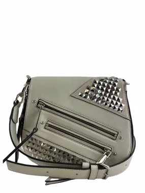 Marc Jacobs Cream Studded Leather Crossbody