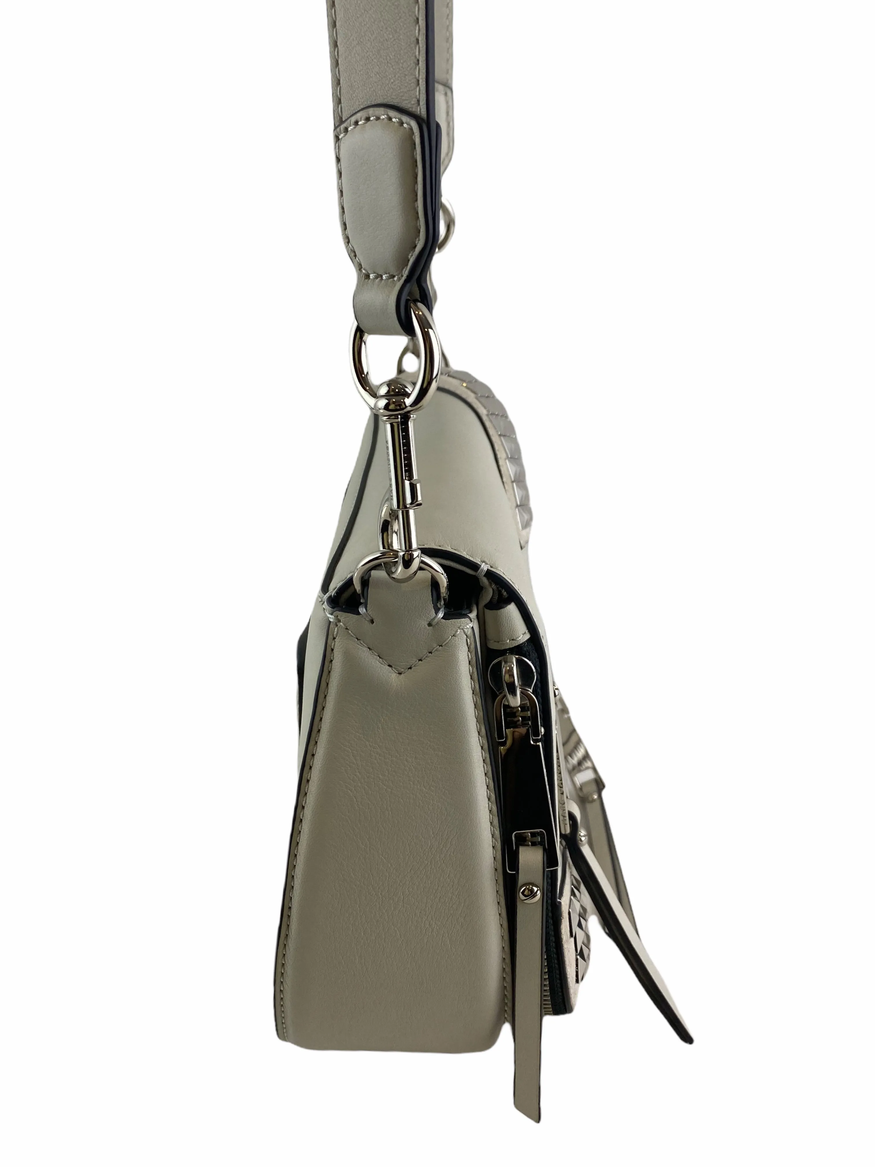 Marc Jacobs Cream Studded Leather Crossbody