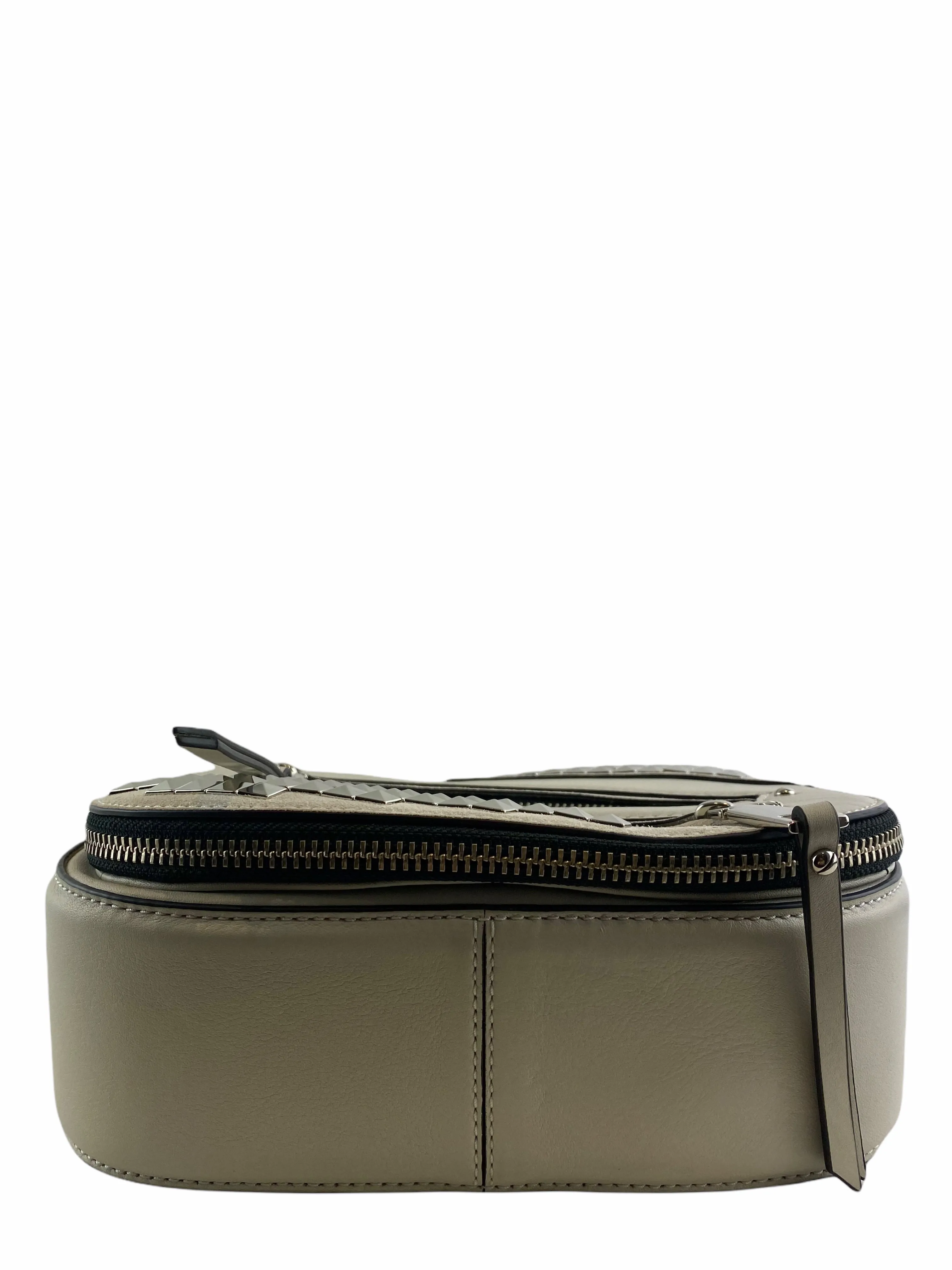 Marc Jacobs Cream Studded Leather Crossbody