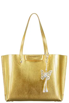 Metallic Hola Tote - Gold