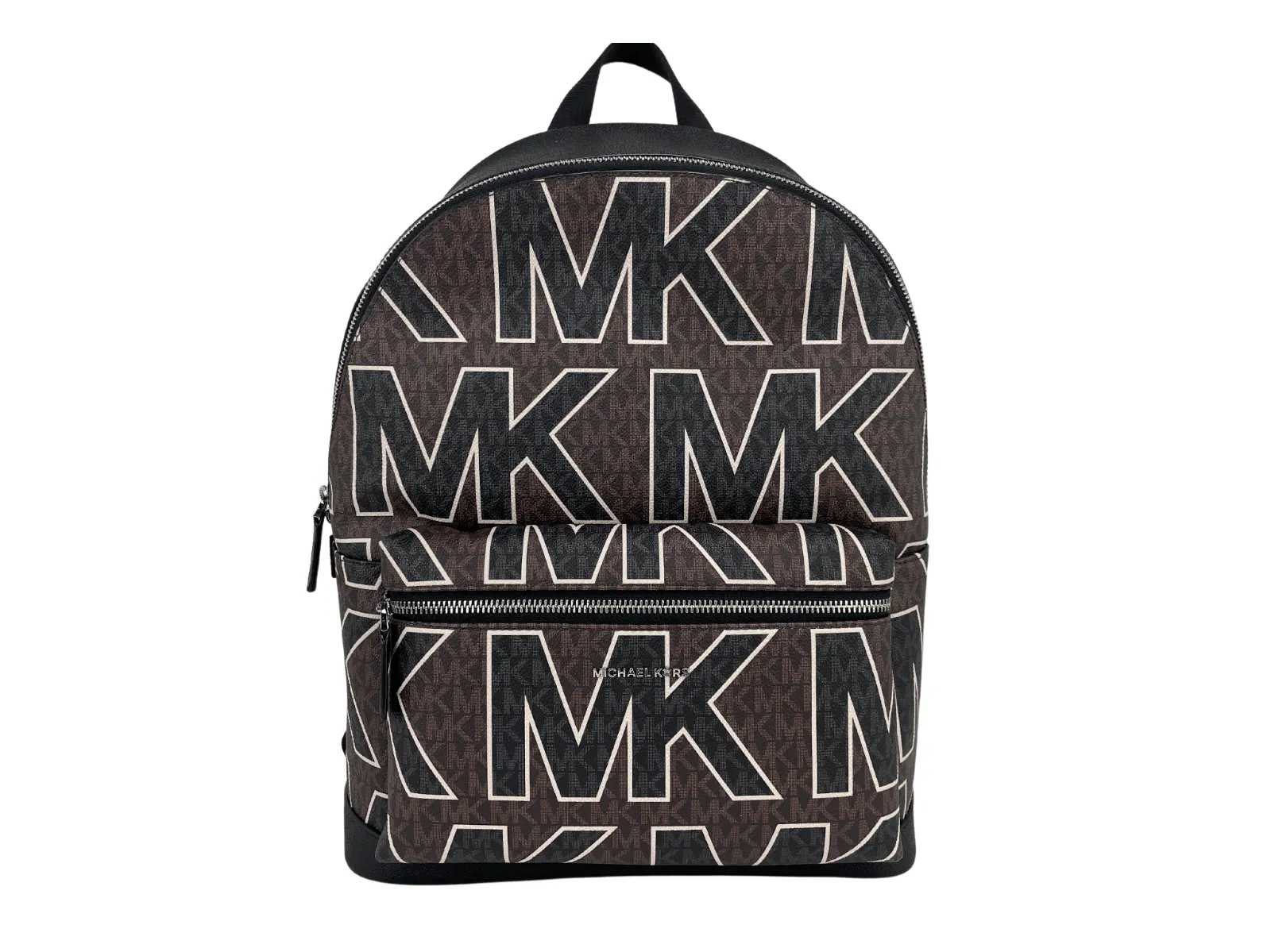 Michael Kors Cooper Large Graphic Logo Backpack Bag (Brown)