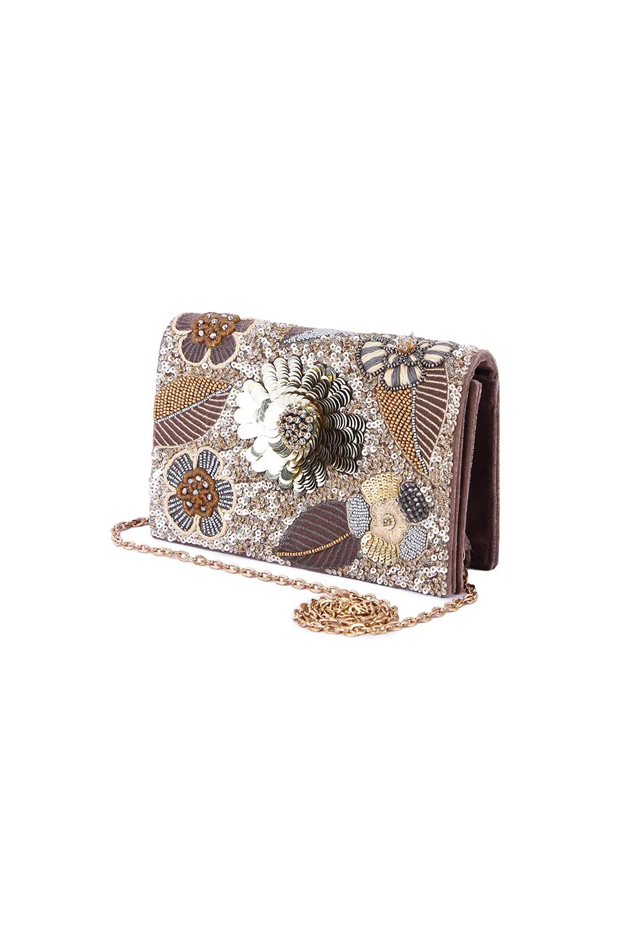 Multicolour Deyani Hand-Embroidered Clutch