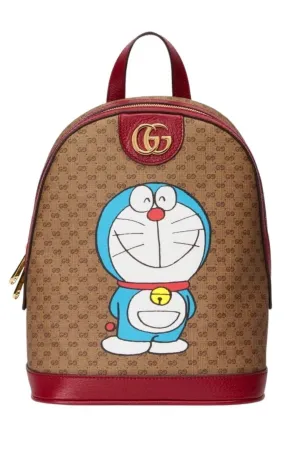 Natural Doraemon X Small Backpack