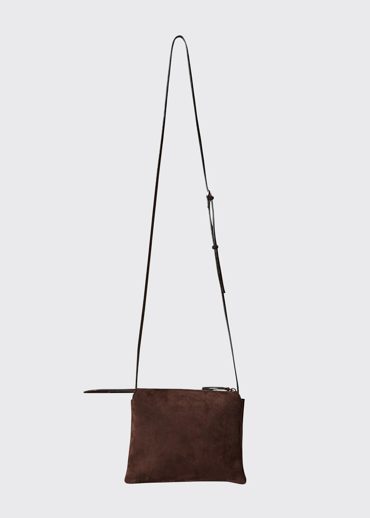 Nu Twin Crossbody Bag in Suede