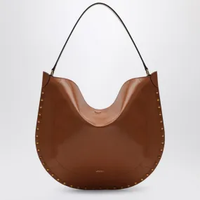 Oskan Soft Cognac-coloured Hobo Bag