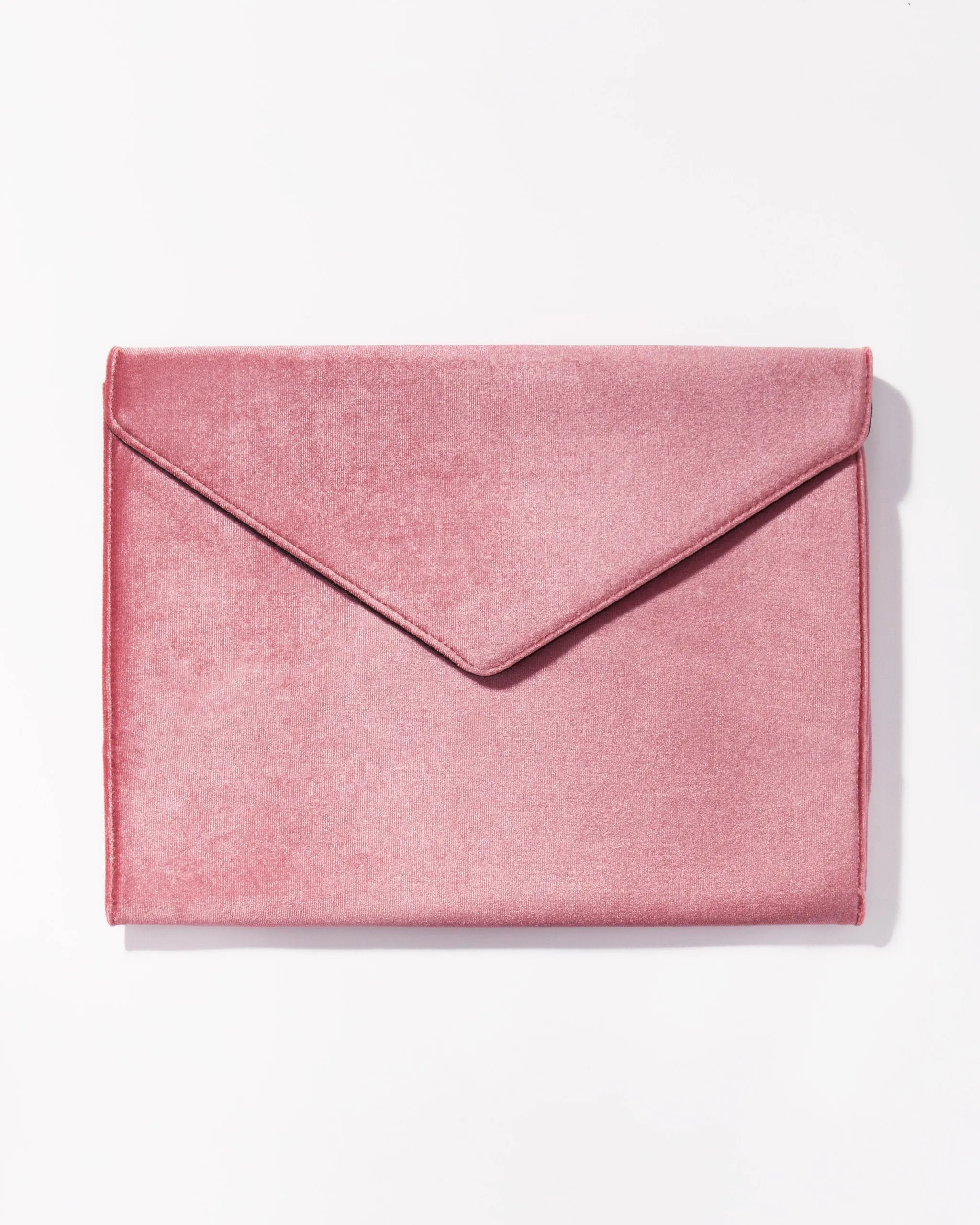 Rose Velvet Laptop Clutch